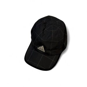 Adidas Black and White Grid Cap